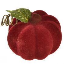Artikel Mini-pompoendecoratie gevlokt – geassorteerd in herfstkleuren 9,5 cm 3 st