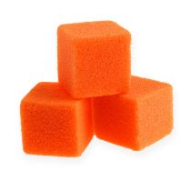 Natte schuim mini-blokjes oranje 300p