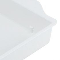 Artikel Dienblad voor steekschuim OASIS® Wit 23×11×2,5cm 25 st.