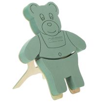 Artikel Bloemenfoam teddybeerfiguur met standaard, 48,5 cm x 42 cm, H5 cm, 1 stuk