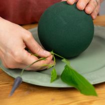 Artikel Steekschuimbal klein groen Ø12cm 5 stuks