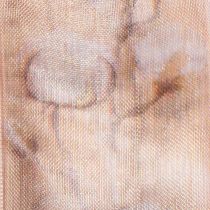 Artikel Organza lint, katoenen bloemen, decoratief lint, roze, 40 mm, 15 m