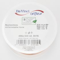 Artikel Organza lint, katoenen bloemen, decoratief lint, roze, 40 mm, 15 m