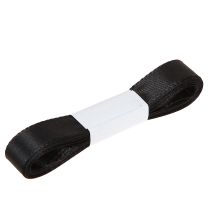 Artikel Decoratief lint cadeaulint zwart lint zelfkant 15mm 3m 10 stuks