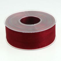 Artikel Organza lint van organza stof Bordeaux 40mm 50m
