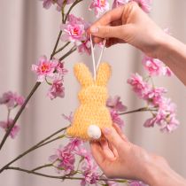 Artikel Paashaasje om op te hangen, een schattige lenteversiering voor binnen, 13 cm, 3 stuks