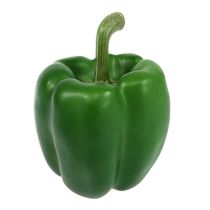 Decoratieve paprika groen 9cm