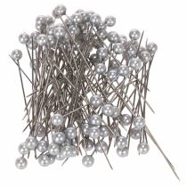 Artikel Speldjes met parelkop Ø6mm 65mm zilver