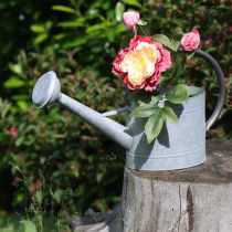 Artikel Pioenrozen Zijden Bloemen Kunstbloemen Roze Geel 68cm