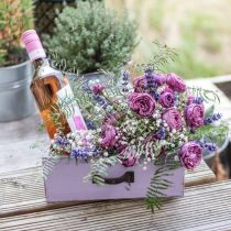Artikel Plantenbak Decoratieve Lade Shabby Chic Hout Paars 25×13×8cm
