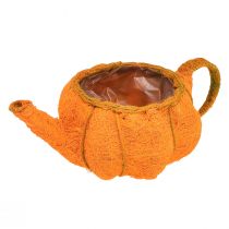 Artikel Plantenpot pompoen decoratie oranje geel groen Ø19cm H12cm