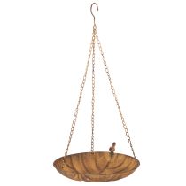 Artikel Decoratieve hangkom, tuindecoratie, roestlook, Ø31cm, L62cm