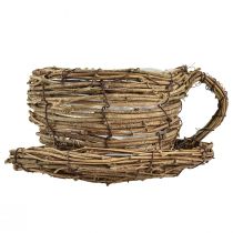 Artikel Plantenbak met bord plantenbak wijnrank naturel Ø19cm H9cm