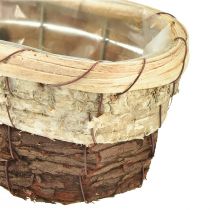 Artikel Plantenbak, natuurlijk hout, 3-kleurig, L29,5/25/23cm, set van 3