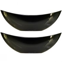 Artikel Stijlvolle bootkom in donkergroen - perfect voor beplanting - 39cm 2st