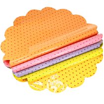 Artikel Rondella Dots bloemenmanchet met stippen Ø54cm 100 stuks