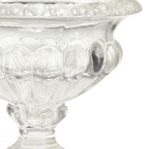 Artikel Klassieke glazen schaal met voet in vintage design – Helder, Ø13cm x 11 cm – Veelzijdig te gebruiken voor trofeedecoratie