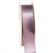 Artikel Decoratief lint, decoratief lint, glanzend lint, roze, B25mm, L20m