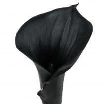 Decoratieve calla zwart 75cm