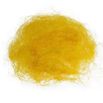 Lentedecoratie, sisal geel, sisalwol 300g