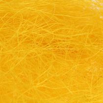 Lentedecoratie, sisal geel, sisalwol 300g