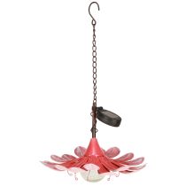 Artikel Solar LED Bloementuinlamp LED Metaal Roze Ø30cm