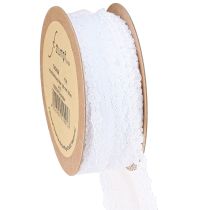Artikel Kantlint bruiloftslint decoratief lint kant wit 28mm 20m