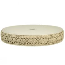 Artikel Kantlint decoratief lint kant beige B18mm 20m