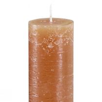 Artikel Taper kaarsen tafelkaarsen in karamel 34mm x 300mm 4 st