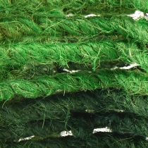Artikel Sterren jute voor kerstversiering kerststerren groen 15cm 8 st