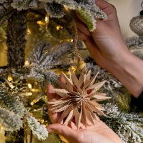 Artikel Papieren sterren met jute touw voor feestelijke decoratie