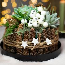 Artikel Verspreide sterren met glittercrème 2,5 cm 96 stuks