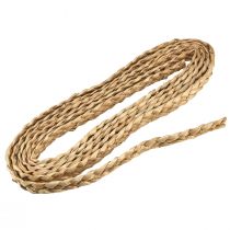 Artikel Strolint decoratief lint gevlochten sieradenlint naturel B2cm L4m