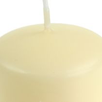 Artikel Stoerkaarsen crème Kaarsen H145mm Ø50mm crème 12st