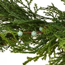 Artikel Sparrenslinger Thuja met fruit decoratieve hanger groen L175cm