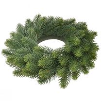 Artikel Kunstmatige dennenkrans, groen, Ø30cm - Kerstdecoratie, deurkrans, Adventskrans, tafeldecoratie, gemakkelijk te verzorgen