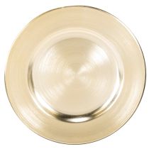 Artikel Kleine ronde glanzende decoratieve bordjes, 17 cm, 6 stuks