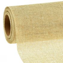 Artikel Natuurlijke tafelloper met jute, decoratieve stof 29×450cm - Elegante tafelloper voor uw feestelijke decoratie