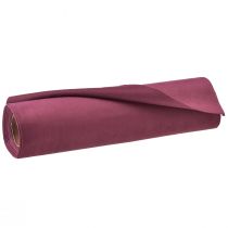 Artikel Fluwelen tafelloper Bordeaux donkerrood, 28×270cm - luxe tafelloper decoratiestof voor feestelijke gelegenheden