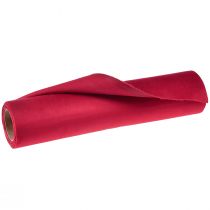 Artikel Fluwelen tafelloper rood, glanzende decoratiestof, 28×270cm - tafelloper voor feestelijke decoratie
