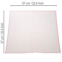 Artikel Transmatt Roze Waterbestendige Bloemenfolie 57 cm Op Maat Knippen voor Boeketten 20 stuks