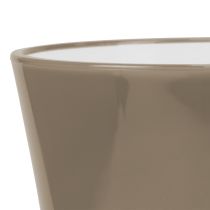 Artikel Vaas &quot;Fizzy&quot; Ø13,5cm H20cm platinagrijs 1 st