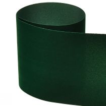 Artikel Velourslint groen breed lint donkergroen velours 100mm 8m