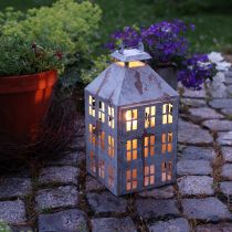 Artikel Vintage decoratieve lantaarn metalen lichthuis Shabby Chic H35cm