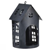 Artikel Vogelhuisje antiek grijs metaal 30x15 cm