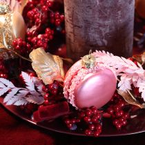 Artikel Kerstboomversiering macaron hanger 6 cm