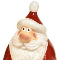Artikel Kerstmanfiguur in rood 13 cm - ideale kerstversiering voor een feestelijke sfeer - 2 stuks
