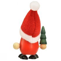 Artikel Kerstkabouters decoratieve kabouters hout rood groen H10,5/12cm 6 stuks