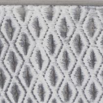 Artikel Zinken kom met ruitpatroon, 26 cm x 15,5 cm