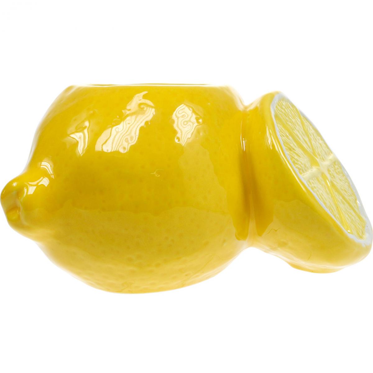 Floristik24.nl Decoratieve pot citroenvaas citrusvruchten keramiek